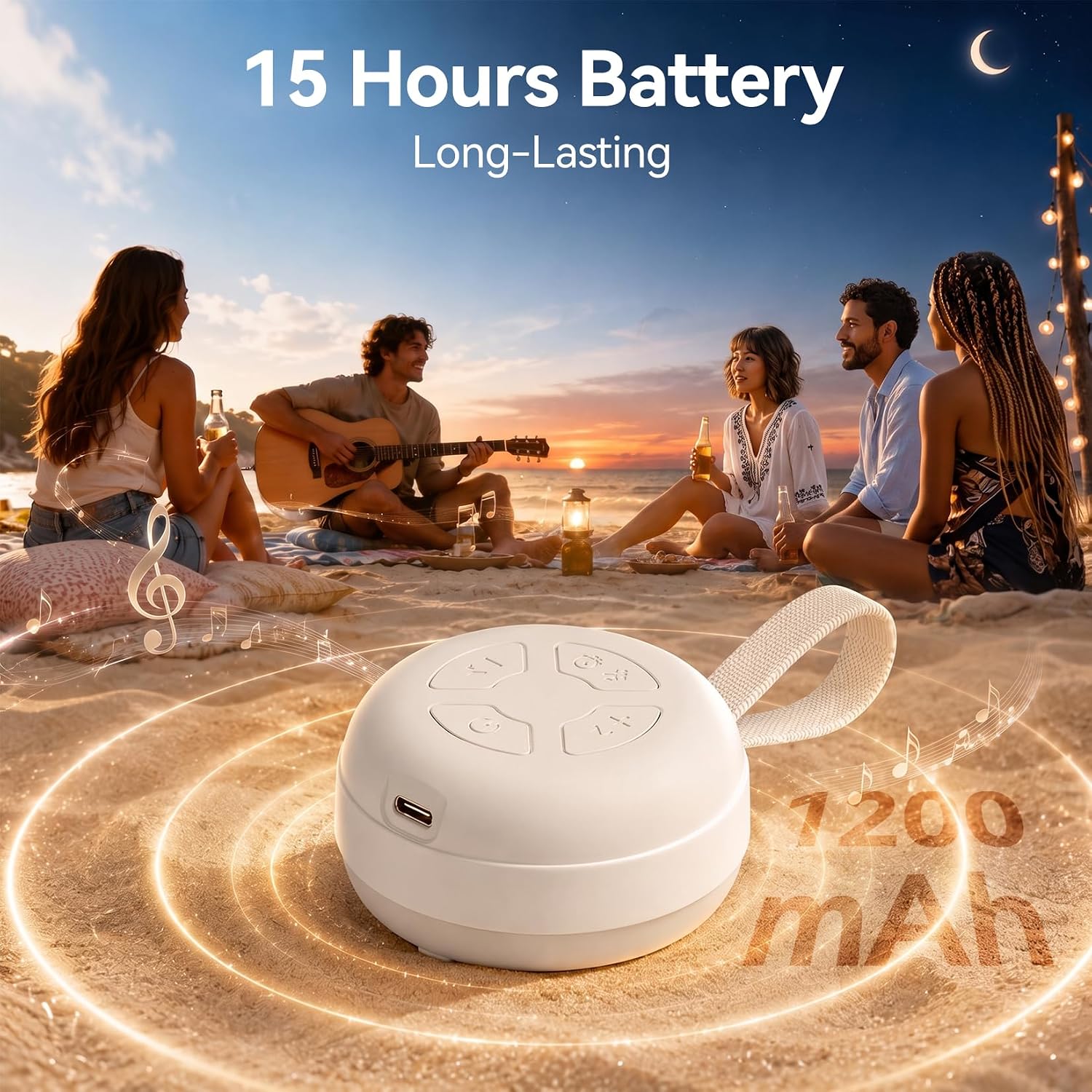 Thumbnail 3 de FENDALE SMYX02-Putty Portable Baby Sound Machine with Bluetooth 5.4 and 20 Sounds