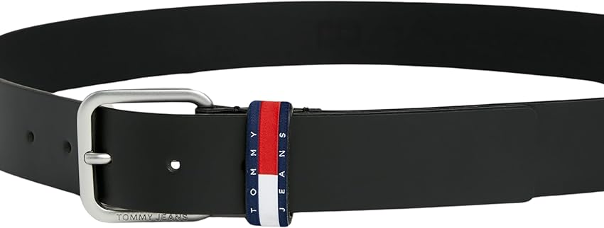 Detalle de Tommy Jeans Ryan cinturón 100 cm 3,5 cm negro