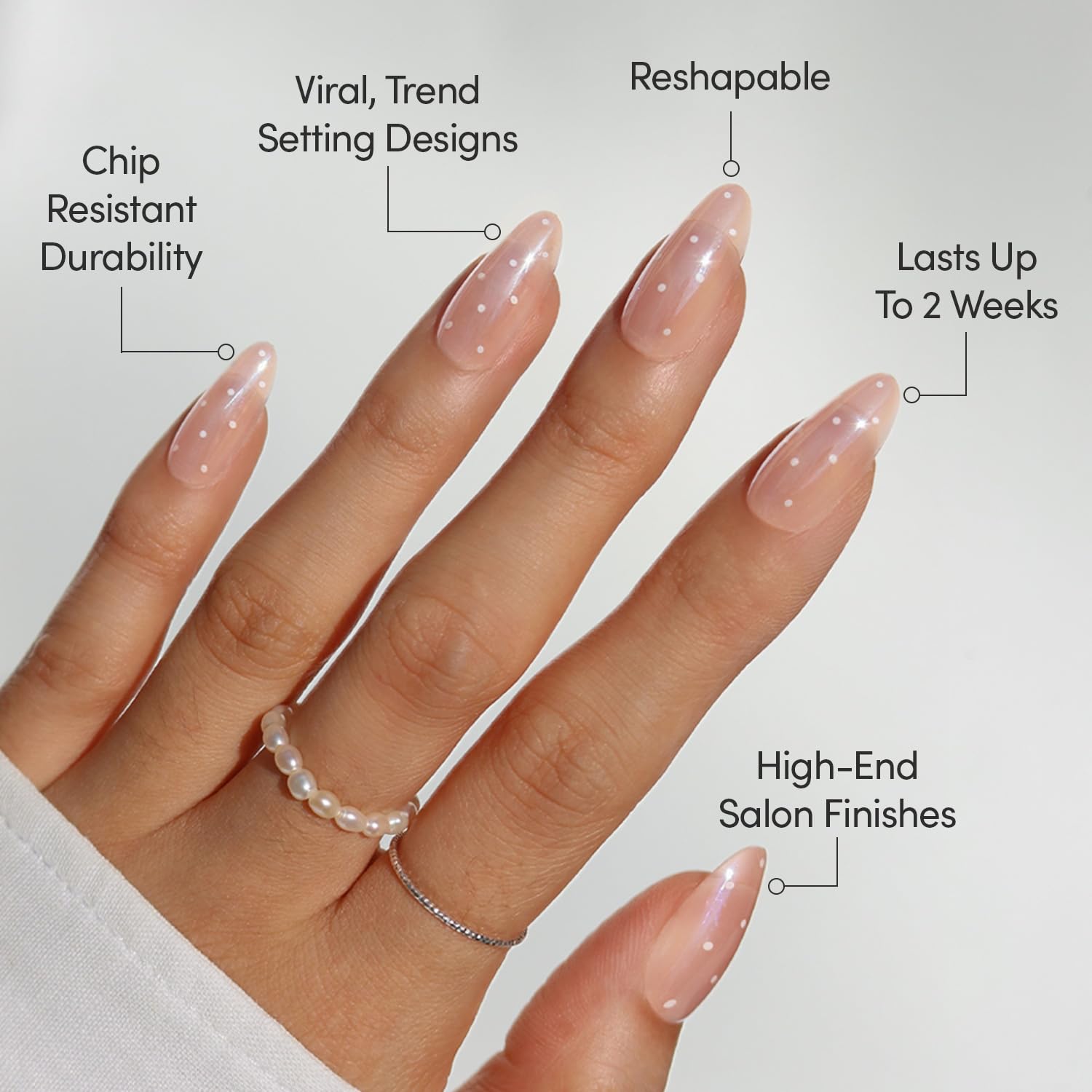Thumbnail 2 de Glamnetic Sugar Glazed press on nails