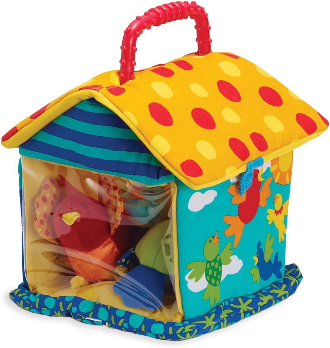 Detalle de Manhattan Toy Put and Peek Birdhouse 7.5" soft toy