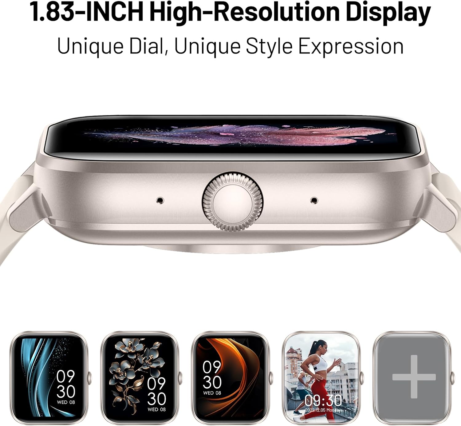 Thumbnail 1 de Smart Watch for Men & Women: 1.83" HD Touchscreen, 123+ Sports, Bluetooth Calling, IP67 Waterproof