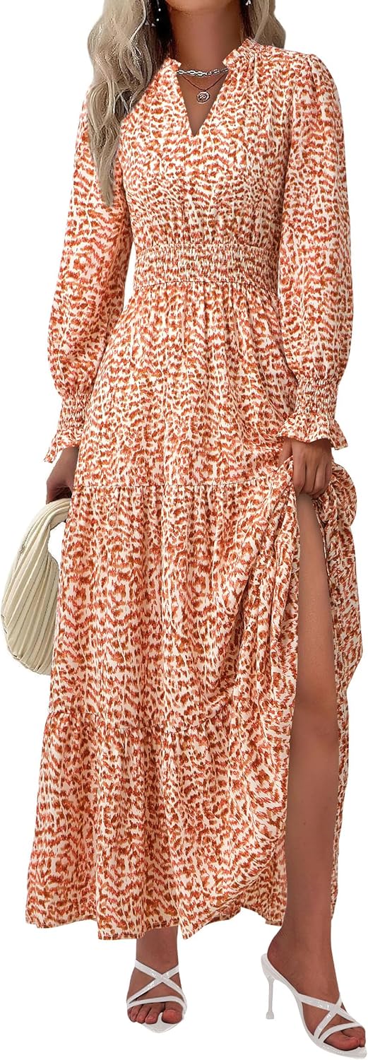 Thumbnail 4 de PRETTYGARDEN Women's Floral Maxi Dress