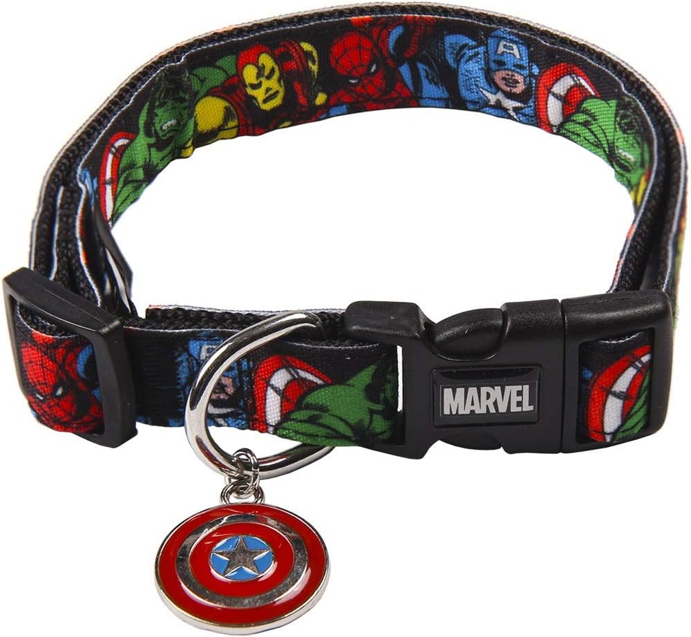 Detalle de Cerdá Marvel Hundehalsband für kleine Hunde – Offiziell lizenziert, XS–S (Halsumfang 22–35 cm, Dicke 15 mm)