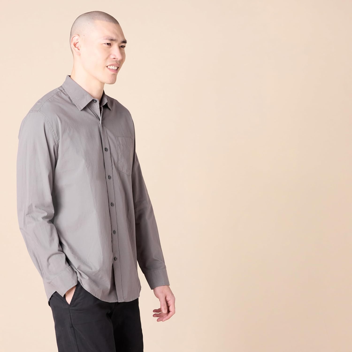Detalle de Chemise popeline manches longues homme