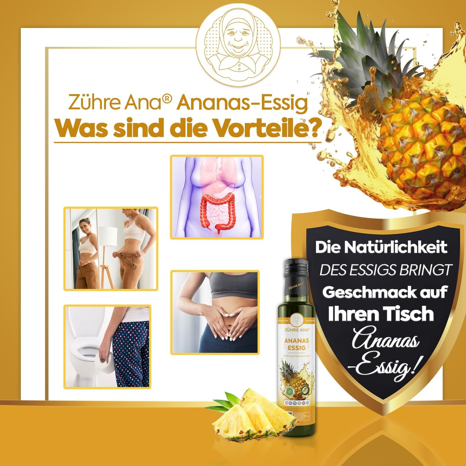 Thumbnail 4 de Vinaigre d’ananas fermenté Zühre Ana