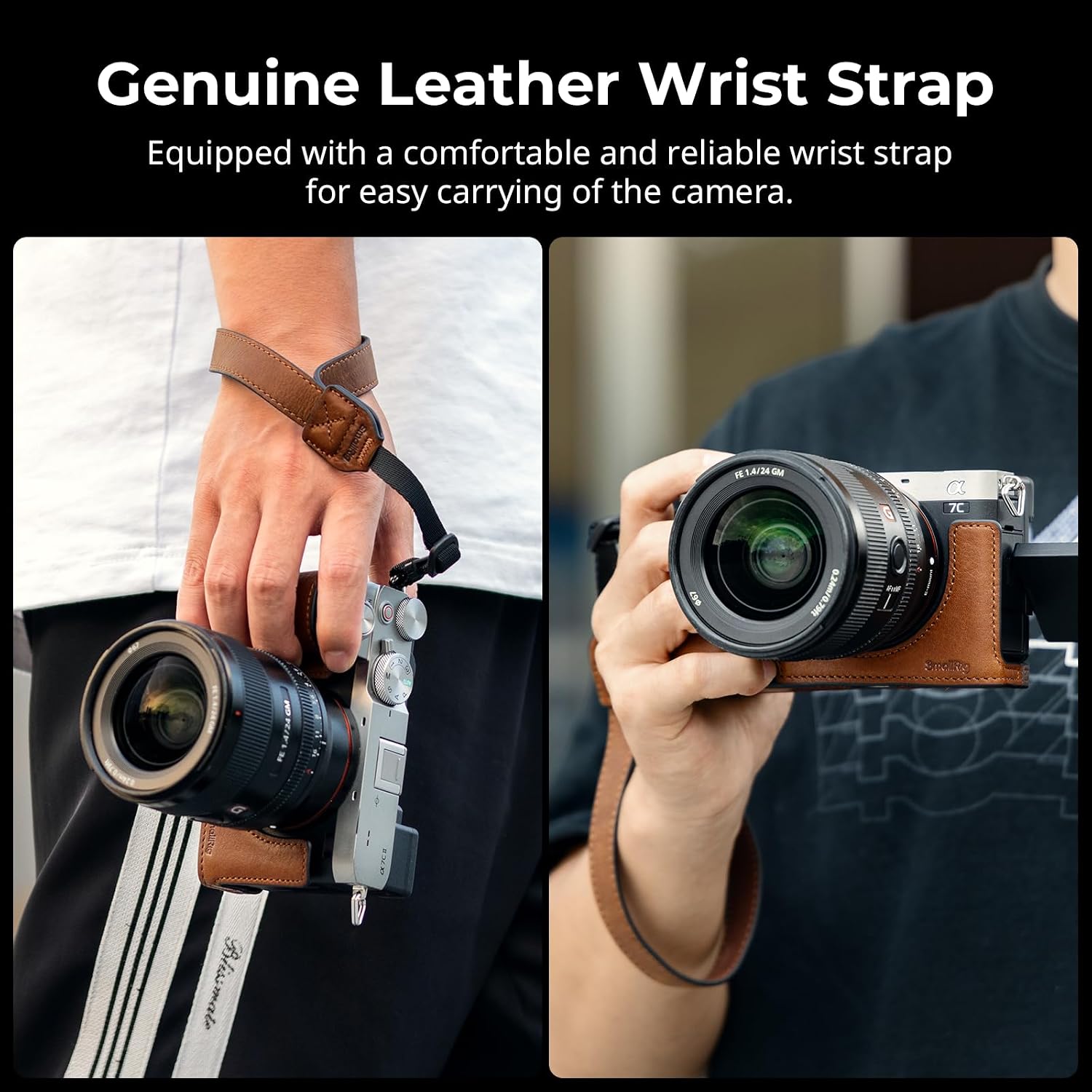 Thumbnail 4 de SMALLRIG A7C II / A7CR Kamera-Ledertaschen-Set