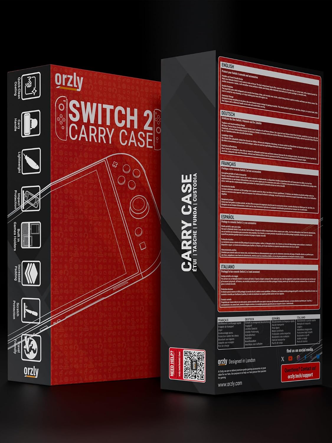 Thumbnail 2 de Orzly Case for Nintendo Switch 2 7.9" Console
