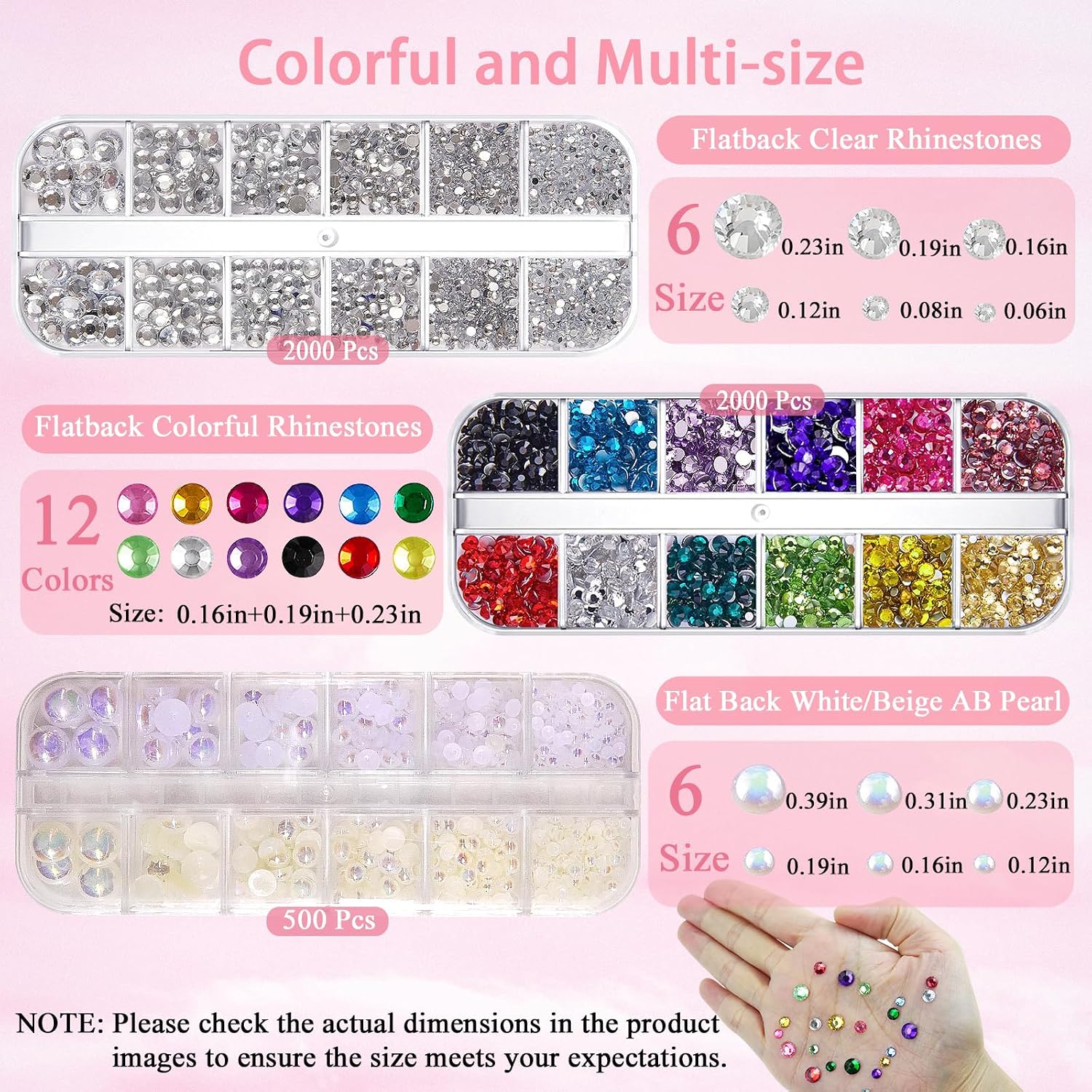 Thumbnail 3 de Face and Hair Gem Kit with Makeup Glue