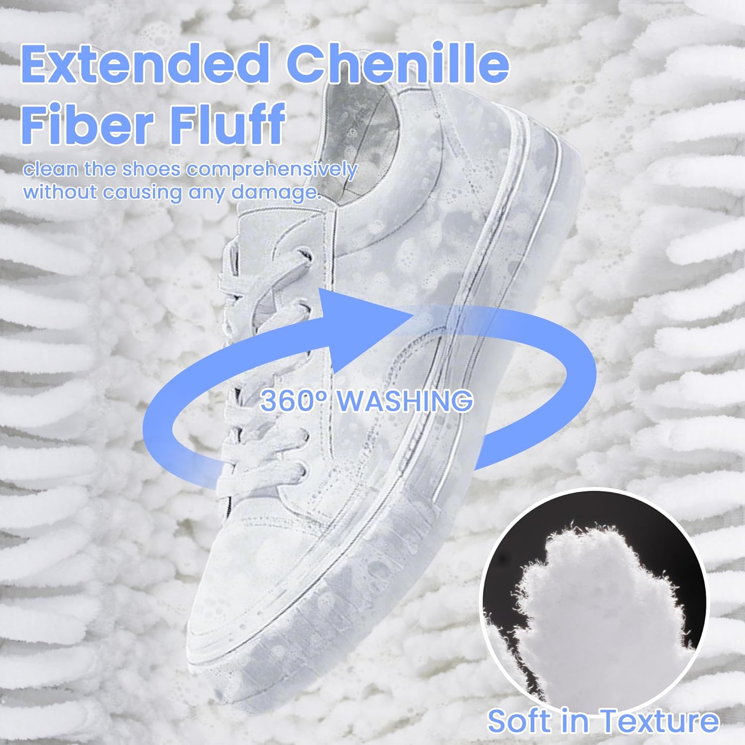 Thumbnail 3 de ADEHMDA Reusable Shoe Washing Bag for Trainers