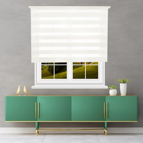 Thumbnail 5 de Estor Enrollable Día/Noche Blanco Roto 100×175 cm 🪟