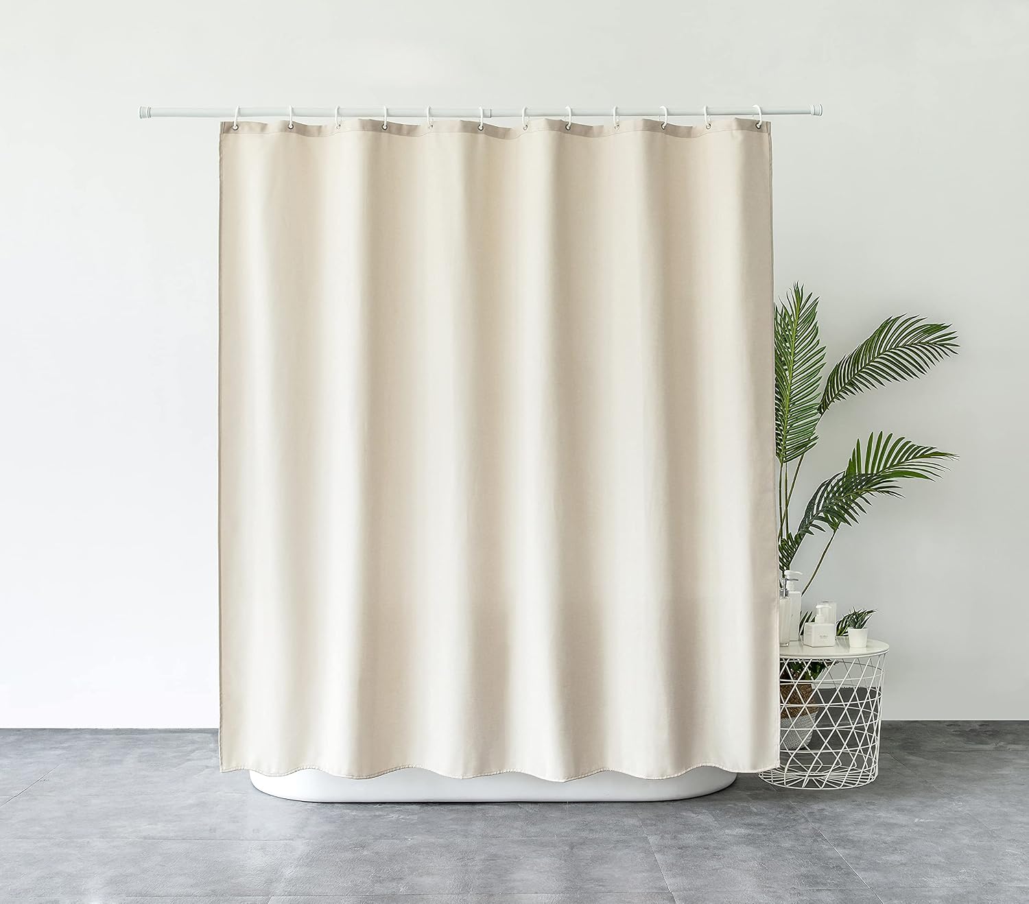 Thumbnail 6 de Votoko B08-322 douchegordijn 180 x 200 cm, beige polyester, waterafstotend
