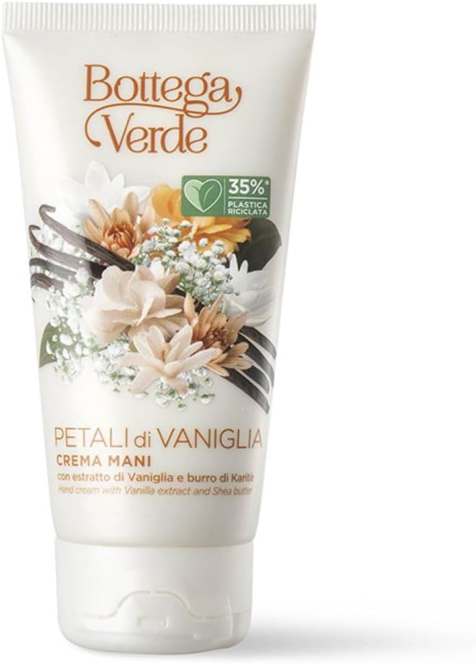 Detalle 2 de Bottega Verde Crema Mani Vaniglia Nera 75 ml – protezione nutriente con olio e burro di Argan