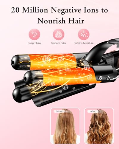 Thumbnail 3 de BESTOPE PRO Rizador 5 en 1 con 3 barriles para ondas 💇‍♀