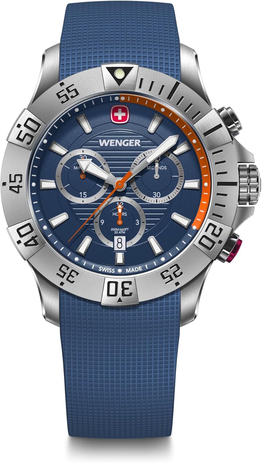Thumbnail 5 de WENGER Seaforce Chronograph, Orologio da Uomo 43 mm – Swiss Made, Quarzo, 200 m