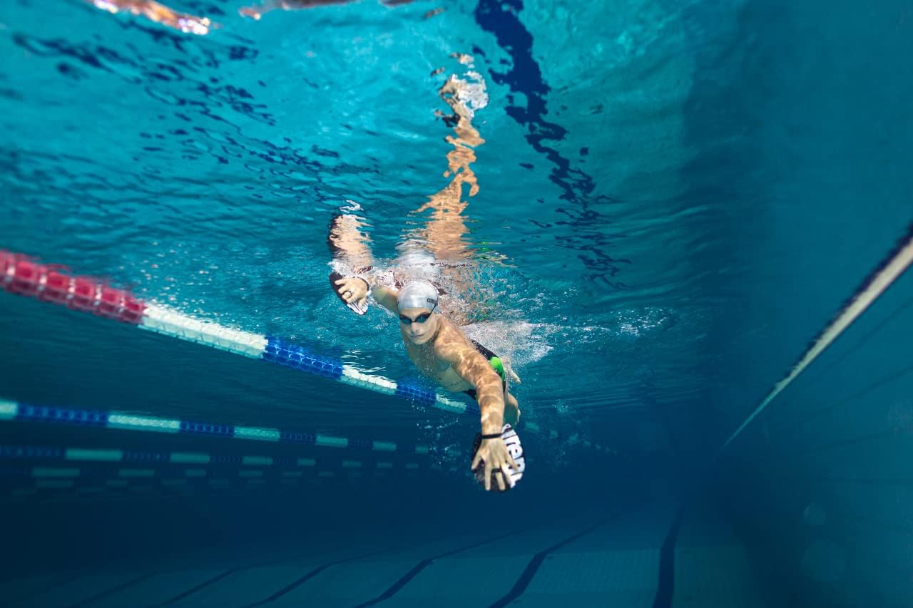 Thumbnail 5 de arena Tracks Occhialini Nuoto da Gara Anti-Appannamento con protezione UV e 4 ponti nasali intercambiabili