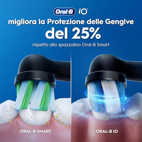 Detalle de Oral-B iO 3 Spazzolino Elettrico Nero con 1 Testina, Custodia e Dentifricio