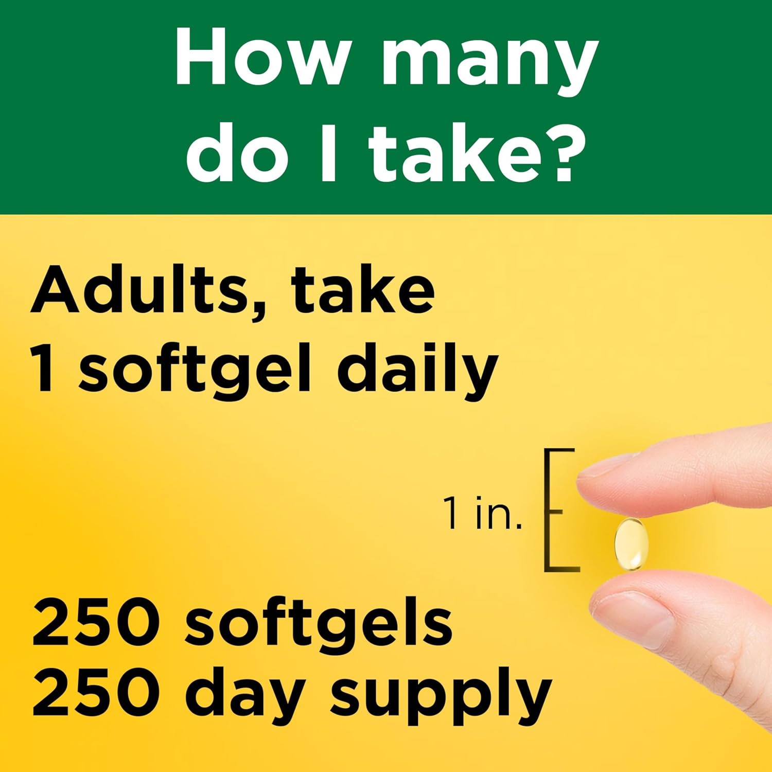 Detalle 2 de Nature Made Vitamin D3 2000 IU Softgels (50 mcg) — 250-Count