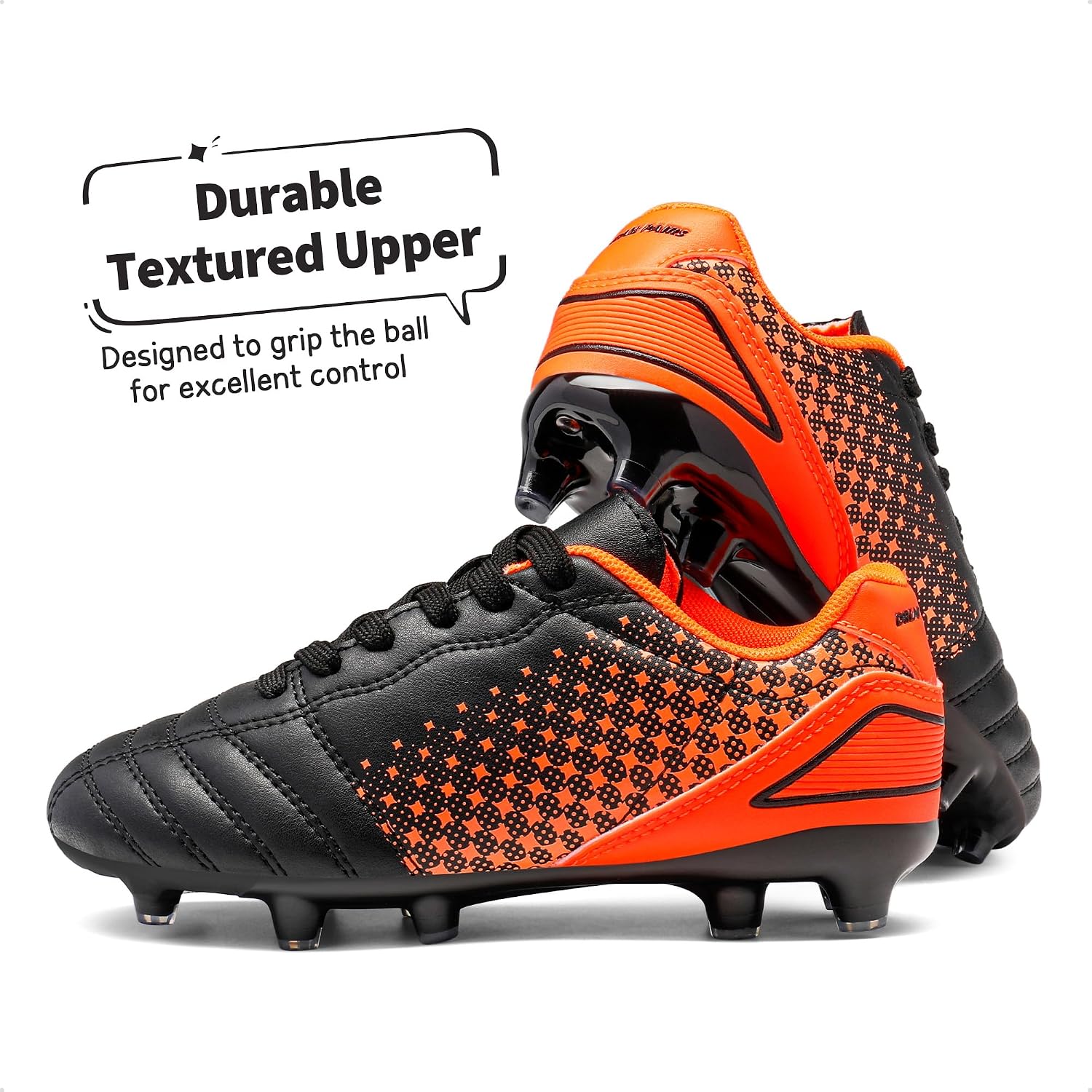 Detalle de DREAM PAIRS Boys & Girls Outdoor Sport Football Shoes Soccer Cleats for Little/Big Kid