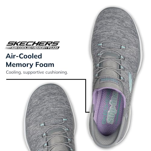 Detalle de Skechers Women's Summits Dazzling Haze Grey – UK 5.5