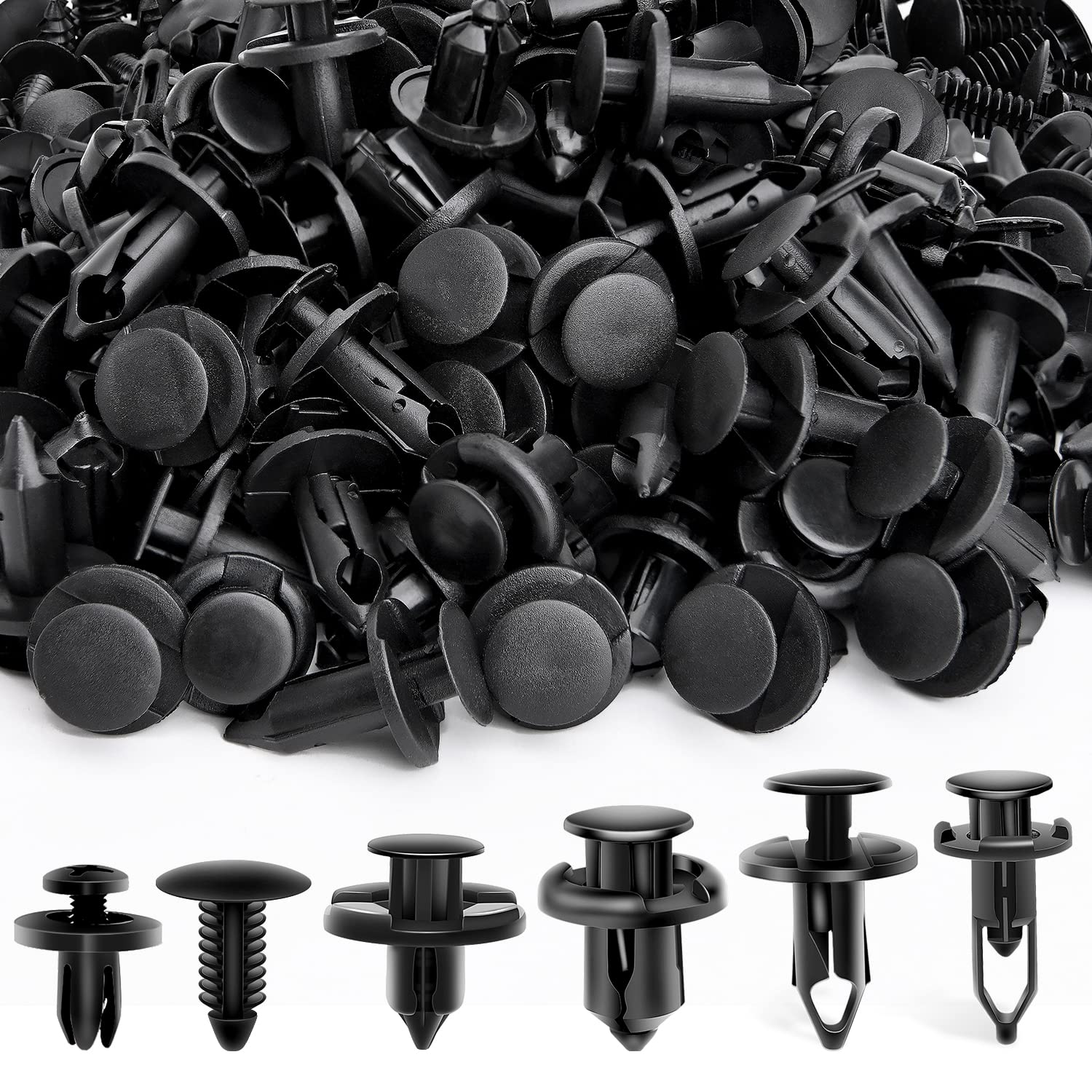 Detalle de Nilight 200PCS Car Retainer Clips Kit (6–10mm)