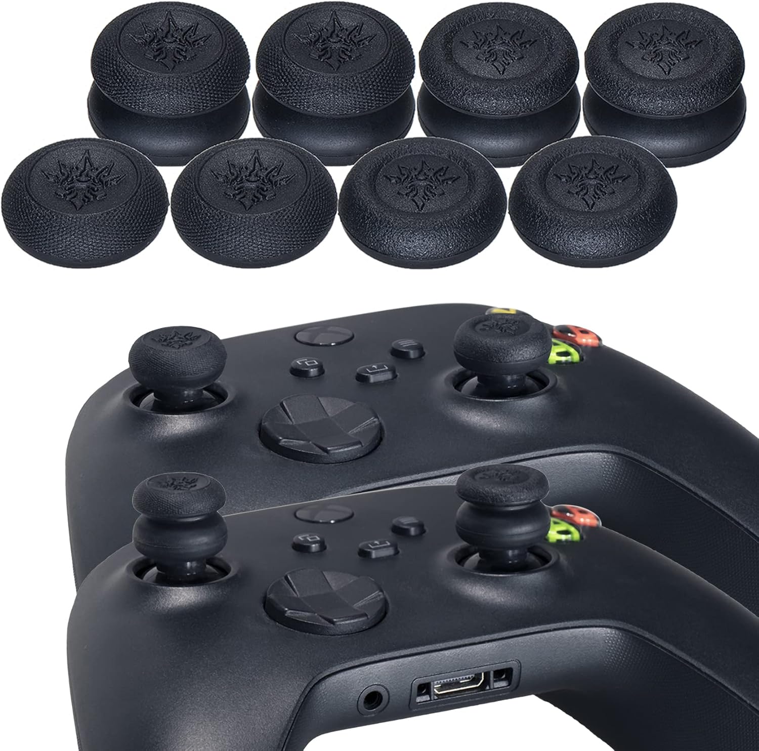 Detalle de Yorha Silikon-Hülle mit Pro Daumen-Grips für Xbox Series X|S Controller – Lila