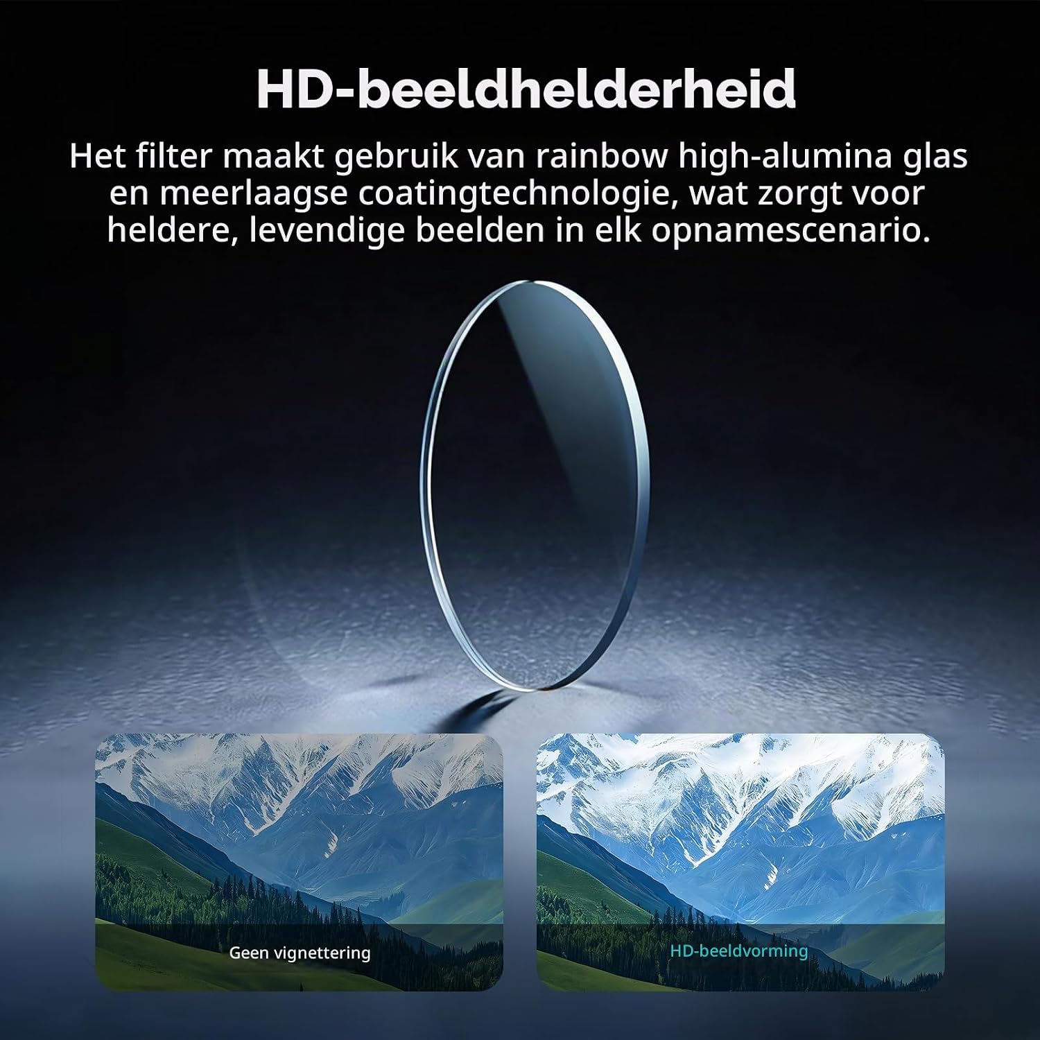 Detalle de SMALLRIG 5966 CPL-filter voor DJI Osmo Action 6 met meerlaagse coating
