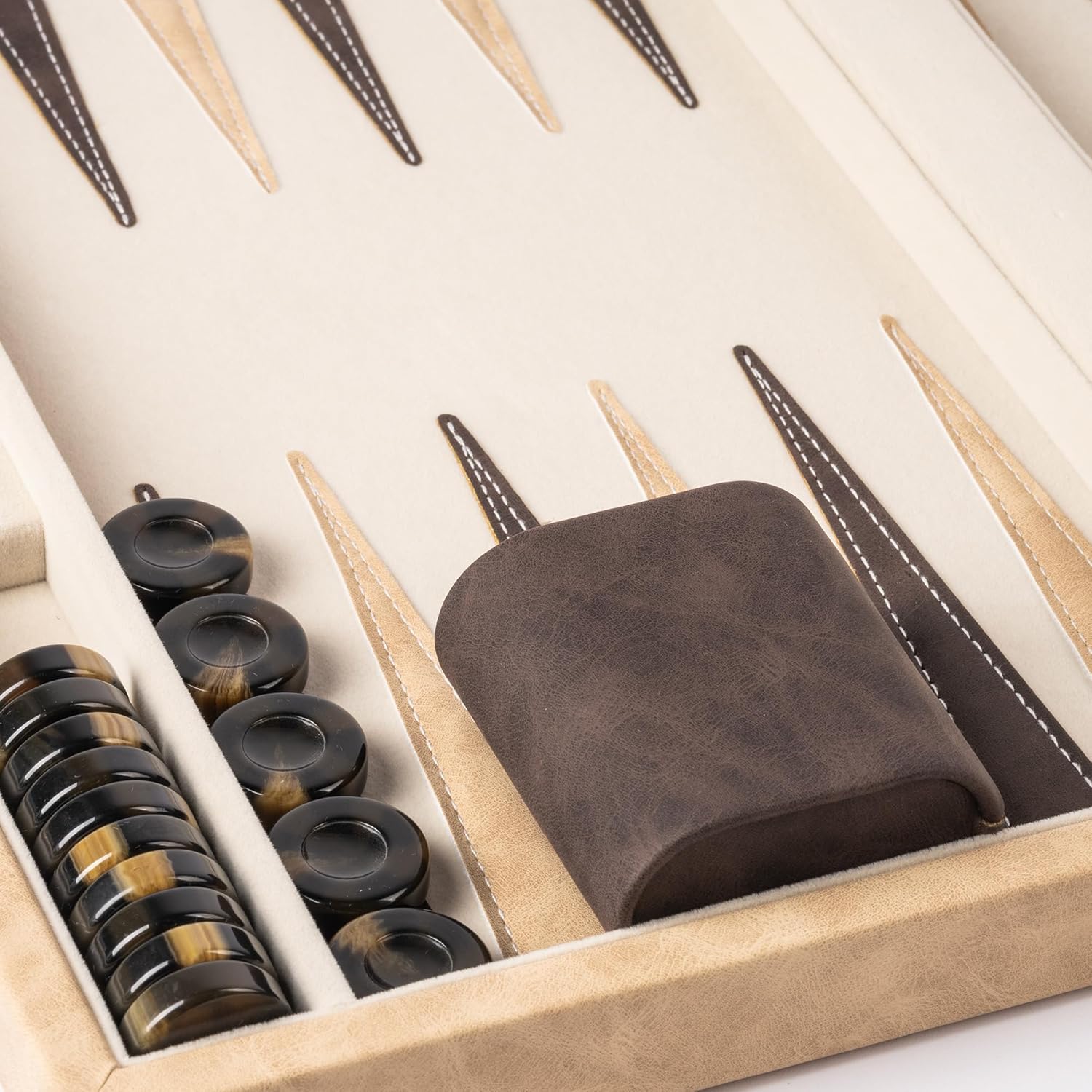 Thumbnail 2 de Lingle Backgammon set 15 inch travel game