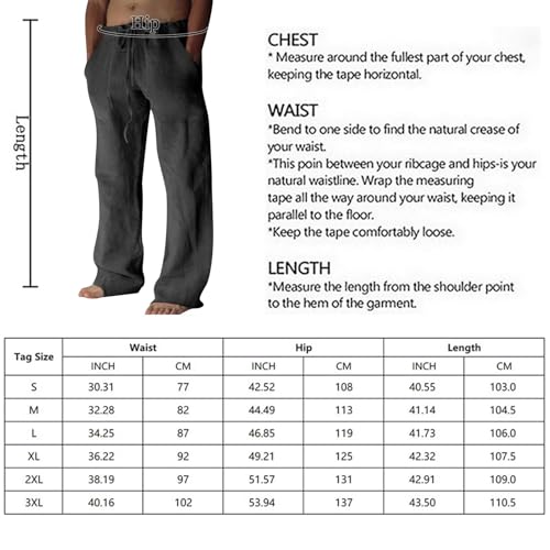 Thumbnail 6 de Litthing Pantalones de Lino para Hombre: verano ligero, bolsillos y comodidad
