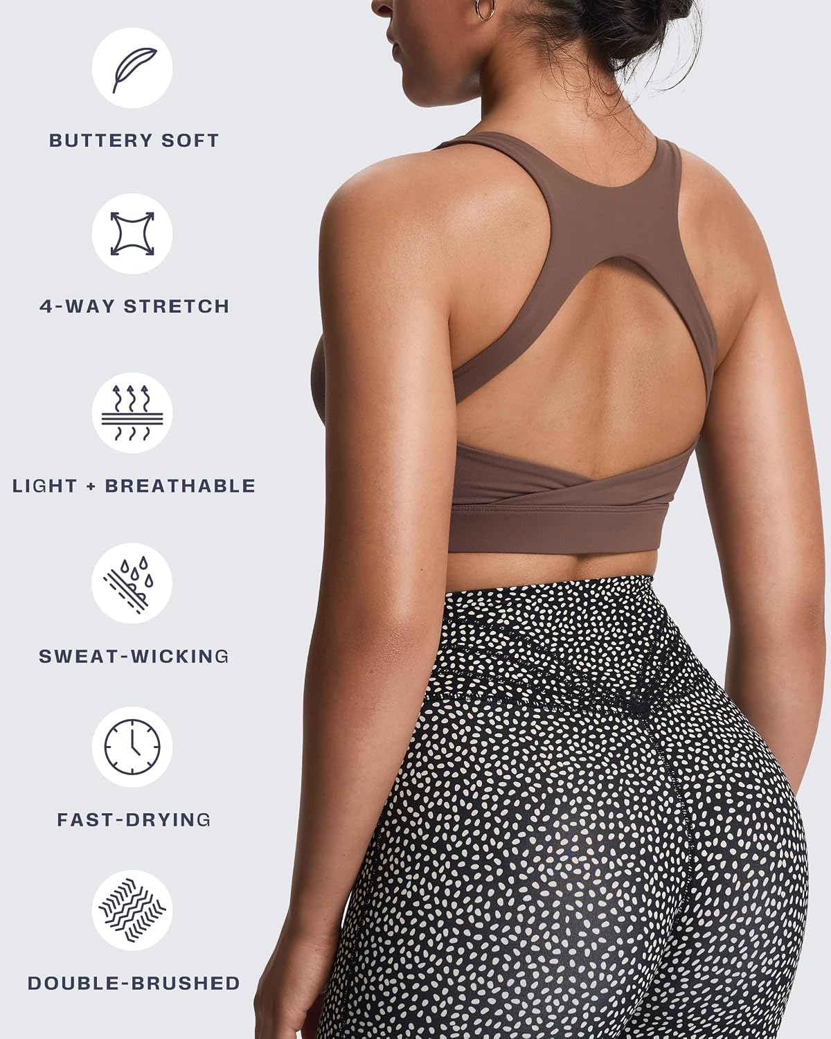 Detalle 2 de Aoxjox Women's Sports Bra Khloe