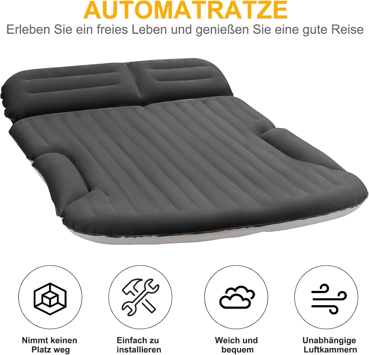 Detalle 2 de KMZ Auto Matratze Luftmatratze im Auto