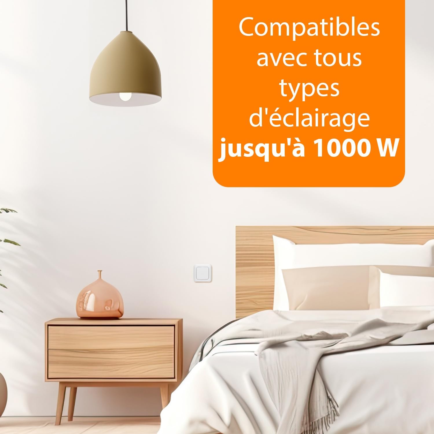 Thumbnail 3 de Smartwares SH4-99567 Kit domotique Plug & Connect pour chambre : 3 interrupteurs sans fil + 1 module encastrable