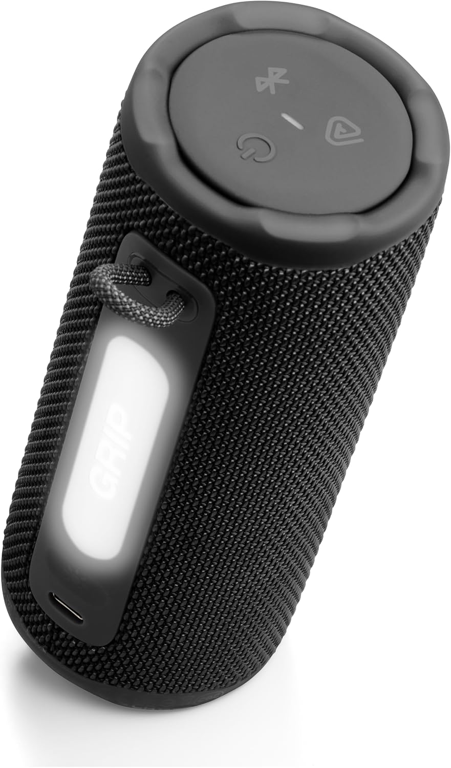Detalle de JBL JBLGRIPBLKAM Grip Bluetooth Speaker, IP68, AI Sound Boost and Ambient Light