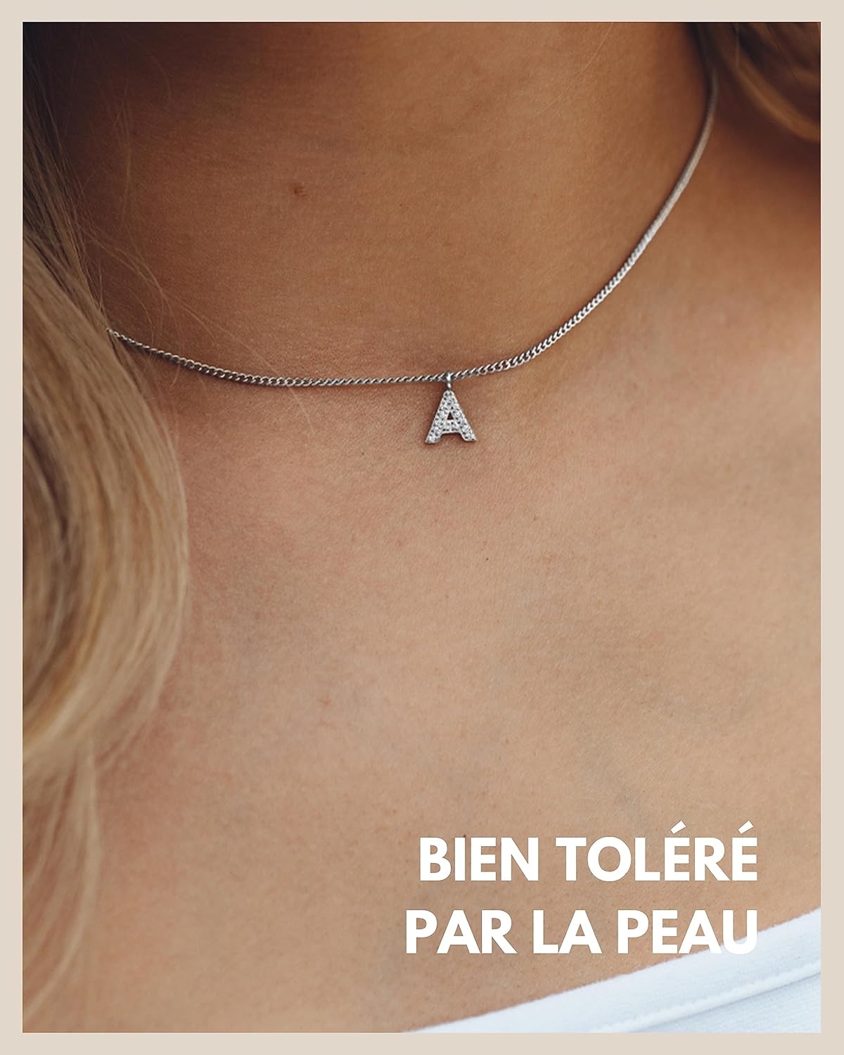 Thumbnail 1 de Collier lettres argent GD GOOD.designs 8 mm