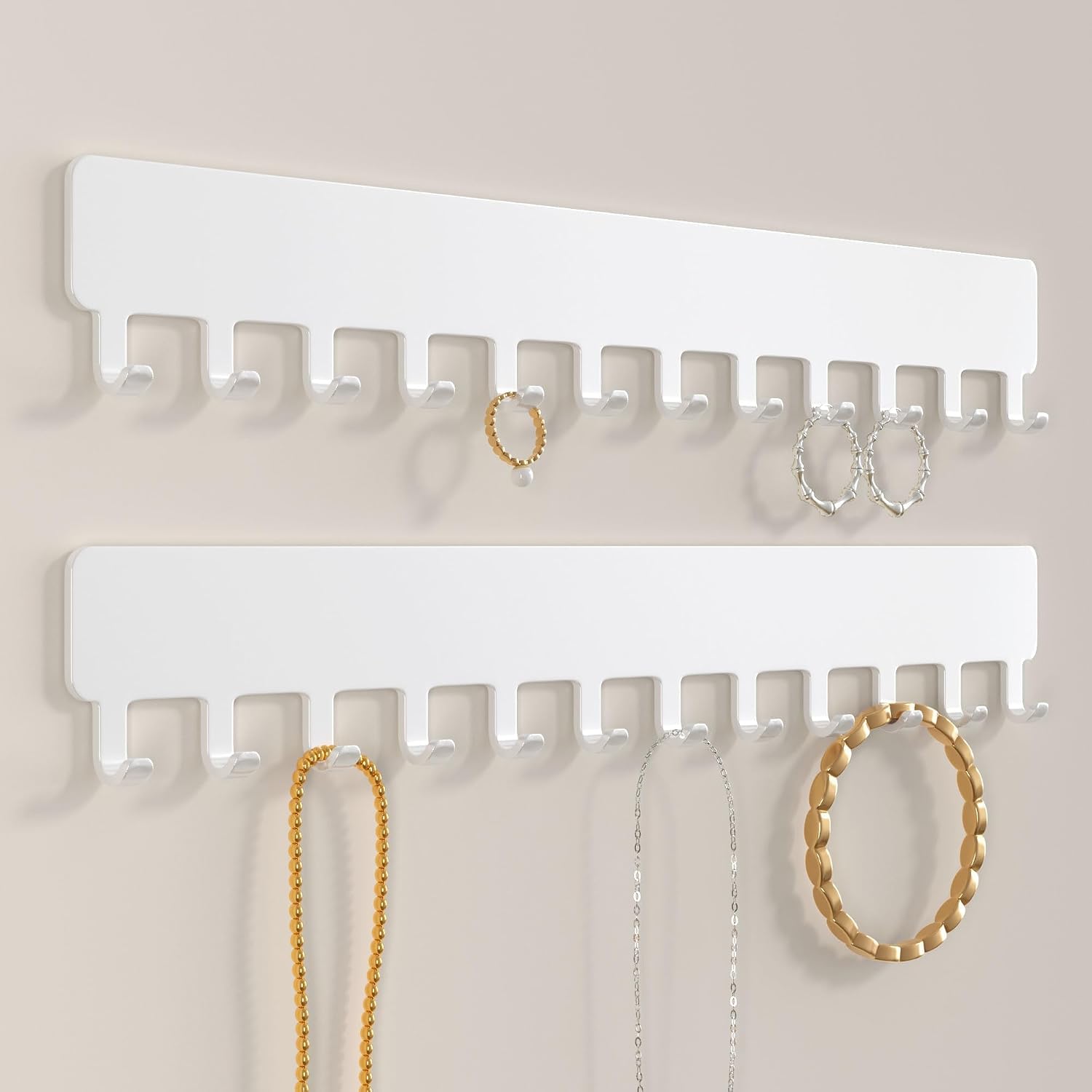 Detalle de Kettenhalter Wandmontage mit 11 Haken Set