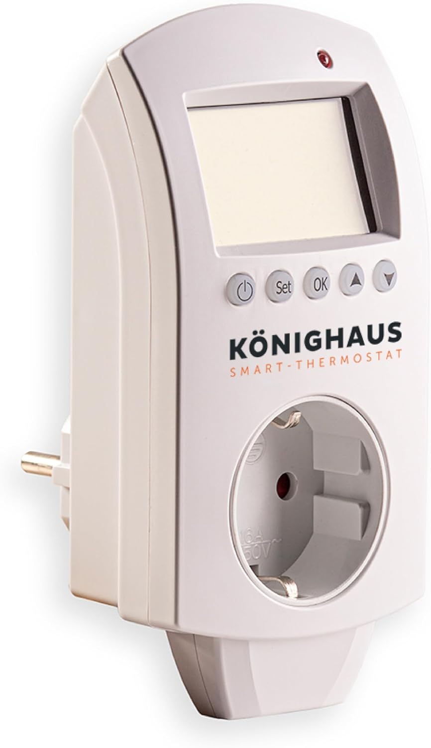 Detalle de Könighaus smart termostat för infravärmare med Wi-Fi och veckoprogram