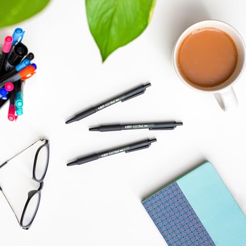 Detalle de BIC Soft FeelClic Grip: penna a sfera da 1,0 mm, confezione da 12, colore nero