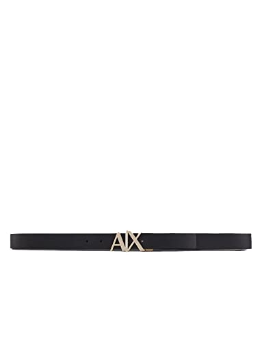 Detalle de Ceinture Emporio Armani réversible à boucle dorée ⚙