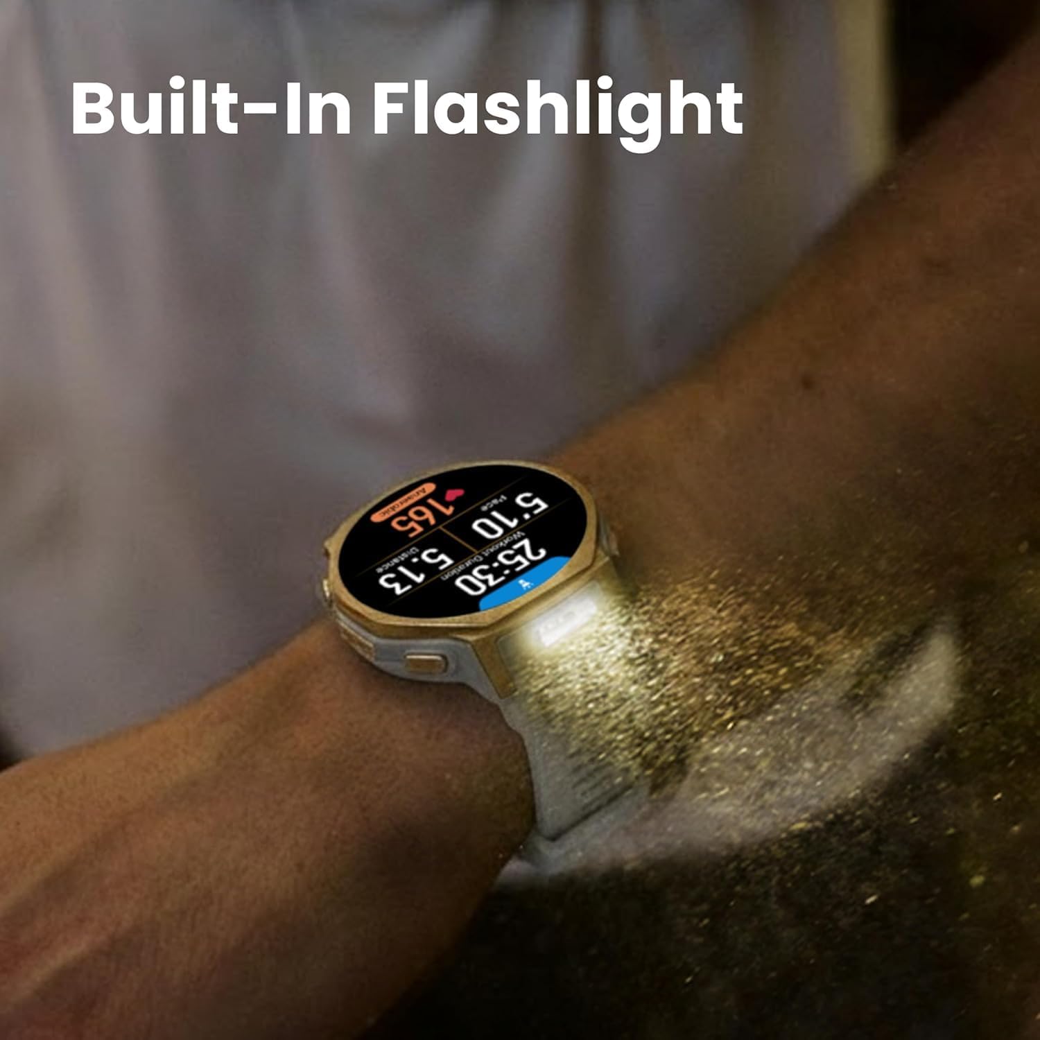 Detalle de Amazfit T-Rex 3 Pro Outdoor Smart Watch 44mm: Rugged Aura with Sapphire Glass and Dual-Band GPS