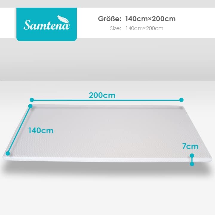 Detalle 2 de Samtena Royal SAM-1014 materac 140 × 200 × 7 cm z pianką pamięciową