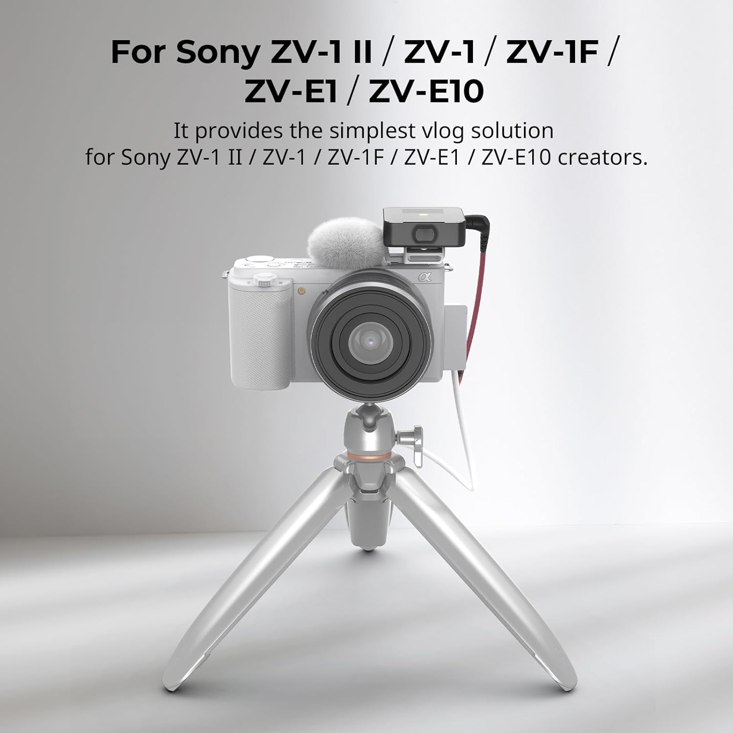 Detalle 2 de SMALLRIG 4734 Adattatore Cold Shoe per Sony ZV