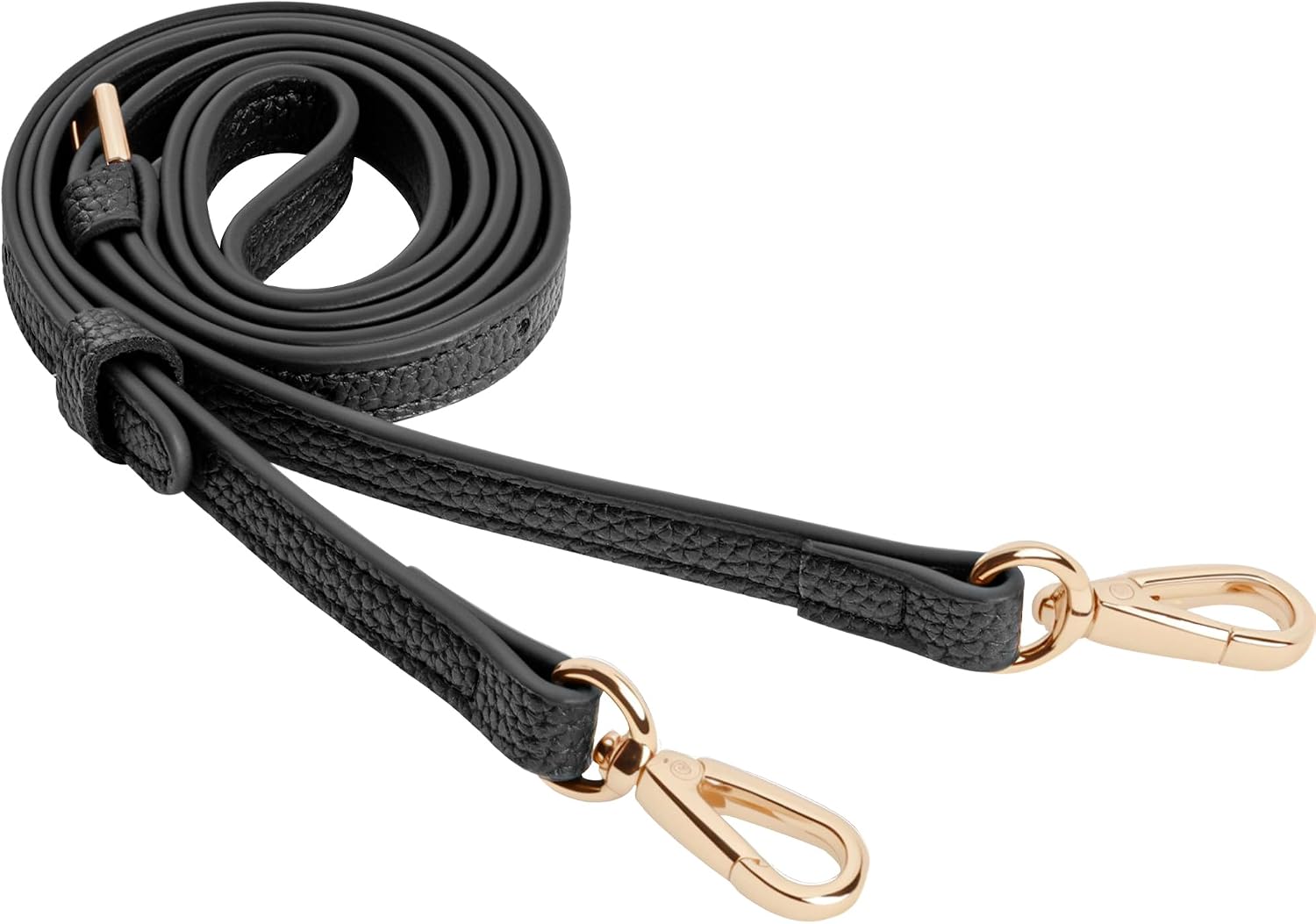 Detalle de SEAVILIA PU Leather Purse Strap, Adjustable Crossbody Replacement, Black