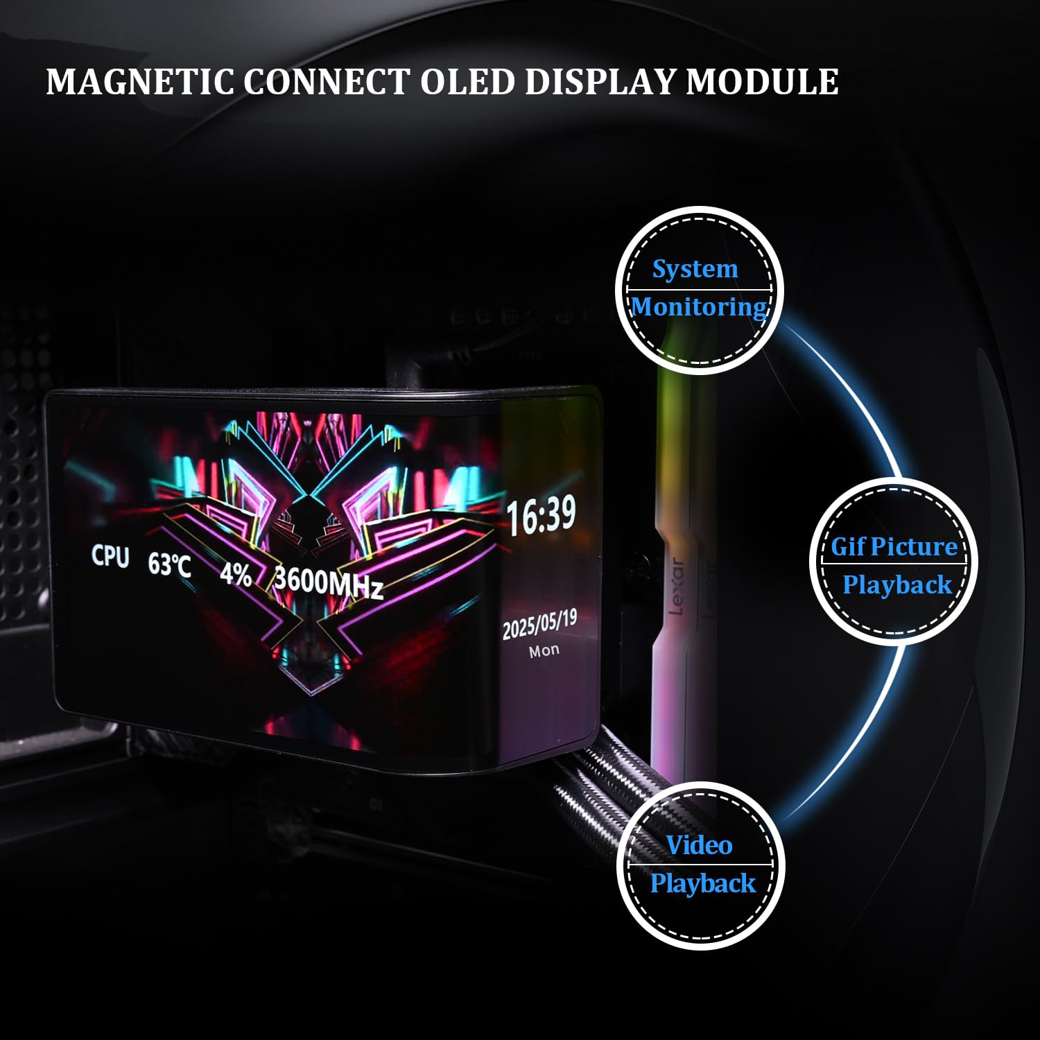 Detalle 2 de Thermalright Wonder Vision 360 UB 360mm AIO Cooler