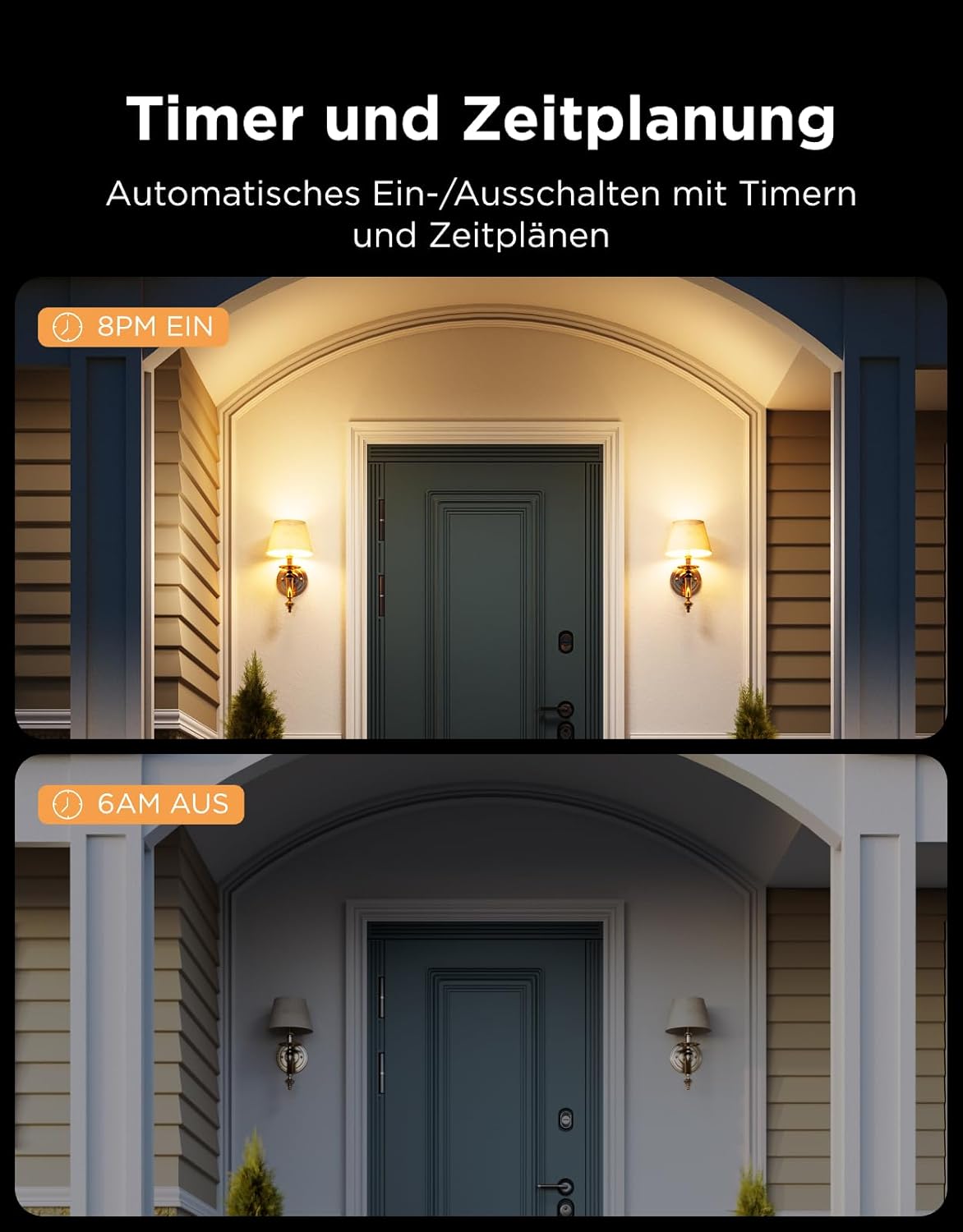 Detalle de Govee Smarte Glühbirne E14 RGBWW - 450 lm, 2700–6500 K, kompatibel mit Matter, Alexa, Google Assistant und SmartThings
