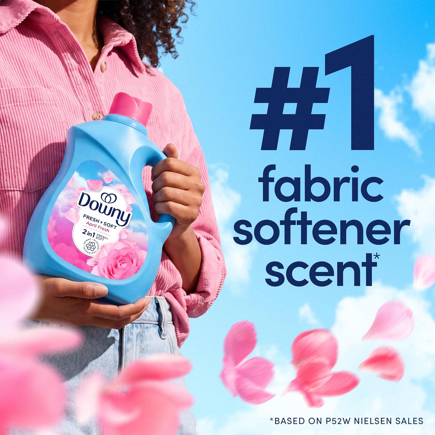 Detalle 1 de Downy 30772119860 Liquid Fabric Softener, April Fresh, 4.16 L, 190 Loads