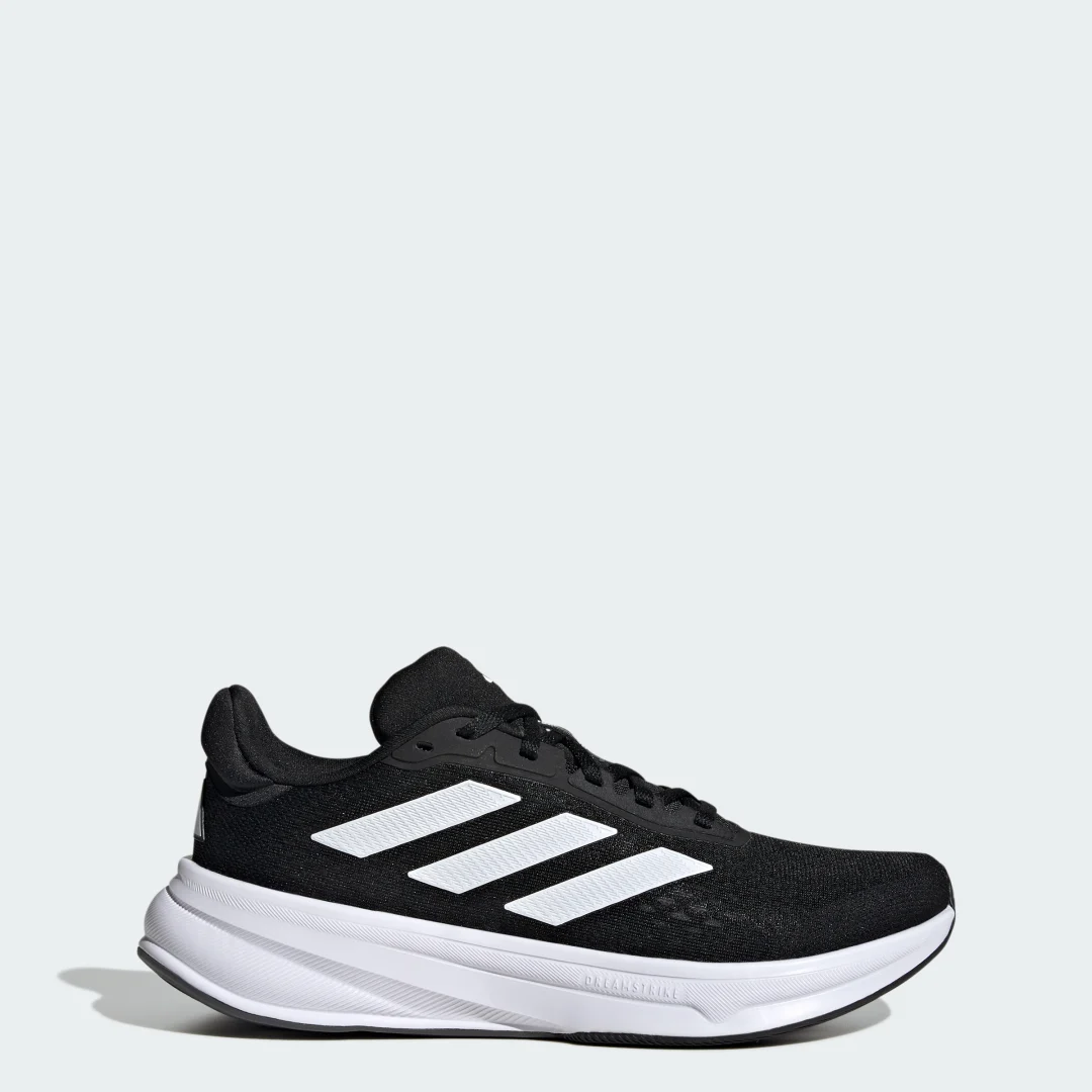 Detalle de Zapatilla Response Super de Adidas: negro sobrio para entrenar con comodidad