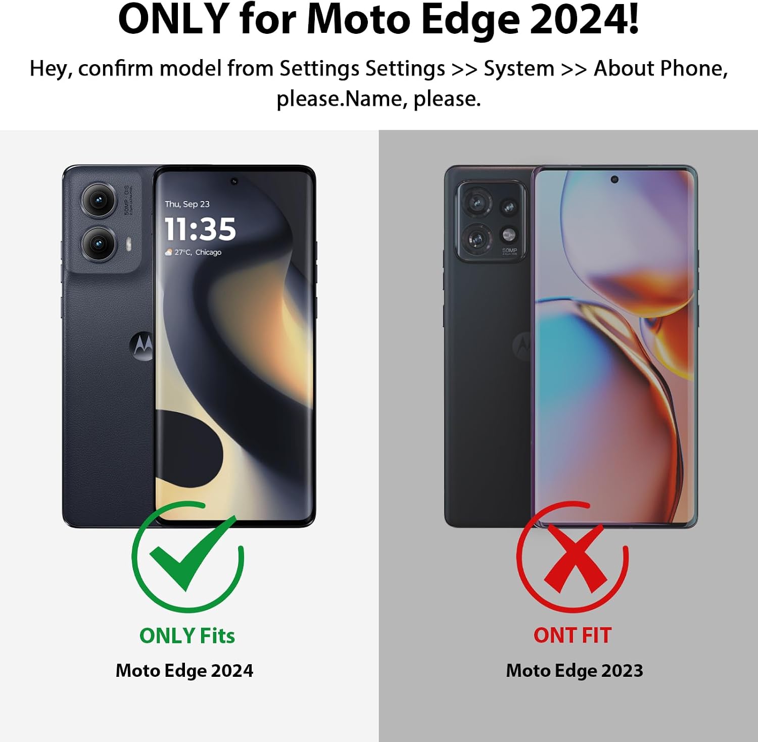 Thumbnail 6 de Jiunai Rugged Phone Case for Moto Edge 2024