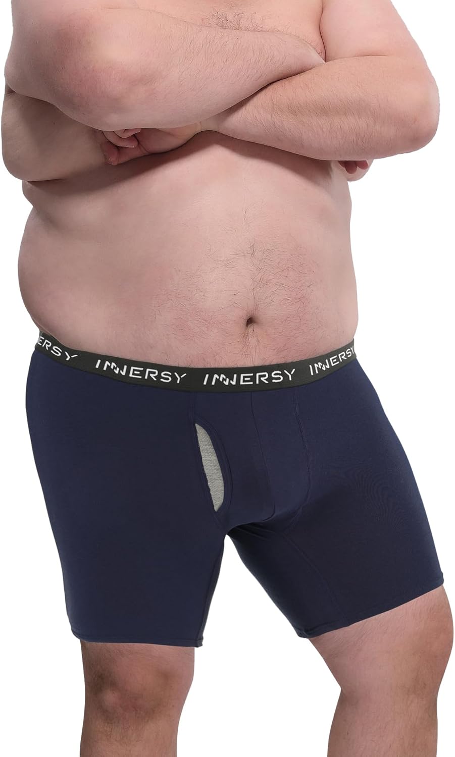 Thumbnail 1 de INNERSY Men's Big and Tall Boxer Briefs 4-Pack