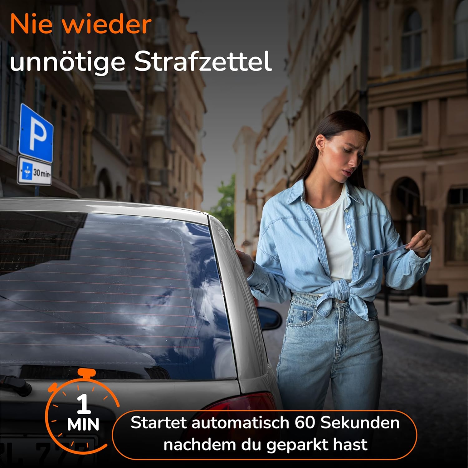 Thumbnail 2 de Upgrade4cars Elektronische Parkscheibe CR2450