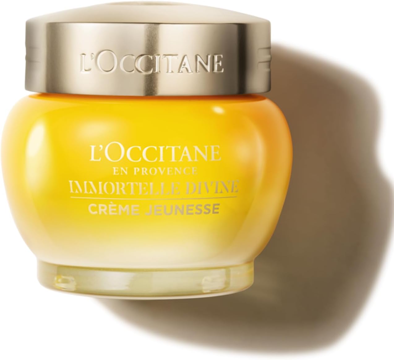 Detalle de L'OCCITANE Crema Viso Immortelle Divine – 50 ml: antietà e idratante, made in Francia
