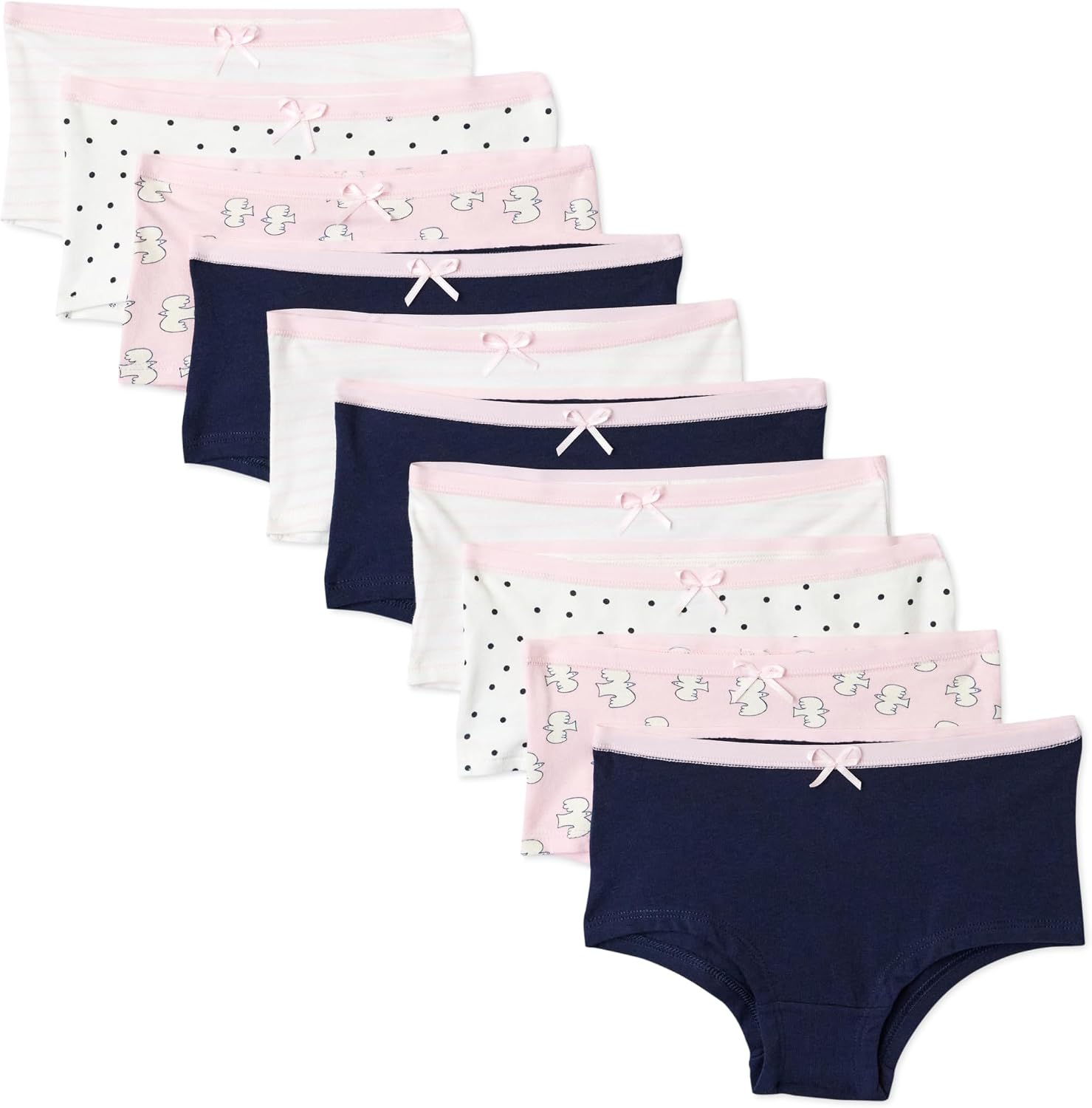 Detalle 2 de Amazon Essentials Girls' Cotton Jersey Boyshort Underwear